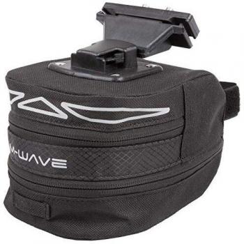 M-Wave Bolsa Porta-Cámaras MTB, Sattel Und Gepäckträgertasche Tilburg, Schwarz,122357, Negro, M