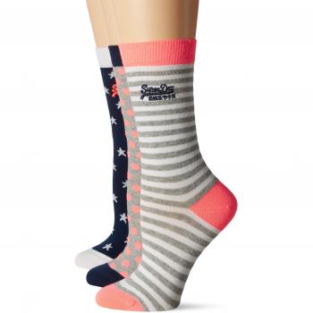 Superdry G31002BP, Calcetines de Deporte para Mujer, BLU