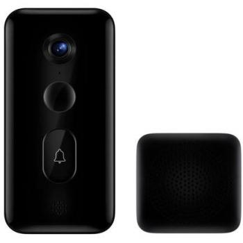 Xiaomi Mi Smart Doorbell 3S Black EU - 2K Ultra HD Resolution, 180° Field of View, Free 72-Hour Cloud Storage