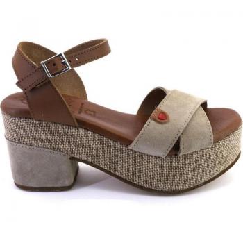 Sandalias de Mujer OH MY SANDALS 5253-4002 Taupe Ante/Suede