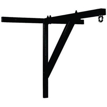 Tunturi 14BLSBO076 Gancho Pared, Unisex Adulto, Negro, Talla Única