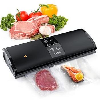 Selladora al vacío, máquina selladora automática de alimentos 4 en 1 para almacenamiento y conservación de alimentos con modos en seco y húmedo