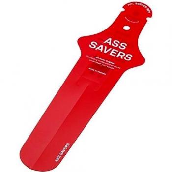 Ass Savers Original - Guardabarros para bicicletas, color rojo, talla 34 cm