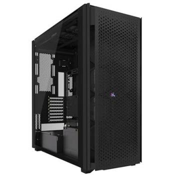Corsair iCUE LINK 9000D RGB Airflow Super Torre ATX - Negro, Amplio Interior, Sistema de Montaje InfiniRail™