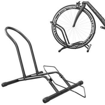 Soporte de Bicicletas Portátil de Acero Negro 59x41x38 cm para Interior y Exterior SPORTNOW