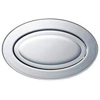 Plat de service ovale 26cm en verre - Lot de 6