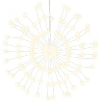 Luces de Navidad de Estrellas 140 LED Adorno Navideño Jardín 17 cm Color Azul, Blanco cálido, Blanco frío y más