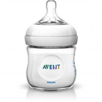Philips Avent SCF690/17 - Biberón, tetina suave y flexible, anticólicos, PP 0% BPA, 125 ml, color transparente
