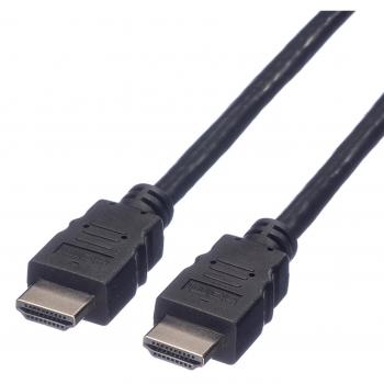 Cable HDMI de 2 metros en color negro con conectores HDMI tipo A estándar