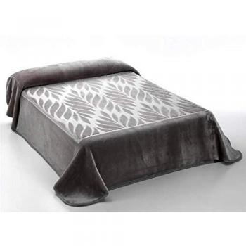 LANOVENANUBE - Manta gofrada Serena H72 - 170x240 cm - Color Gris