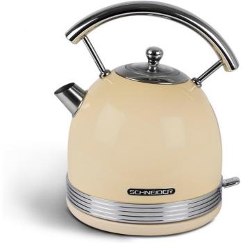 Tetera Eléctrica Schneider SCKE17CR 1.7L 2200W Crema Vintage
