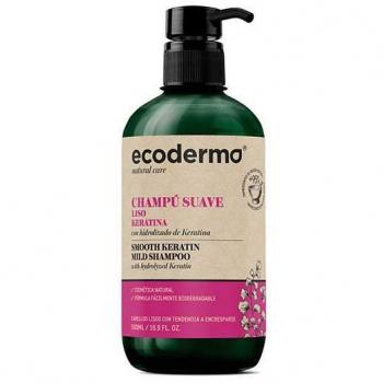 Ecoderma Champú Liso Keratina 500 ml