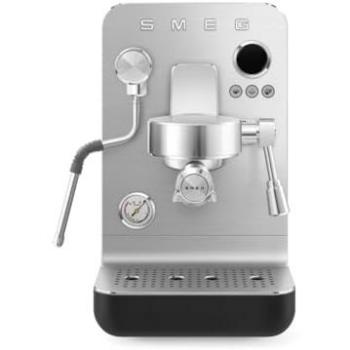Máquina de café espresso semiprofesional 15 bares Smeg negro mate 1650 W
