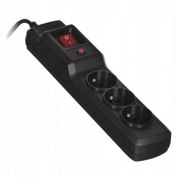 Regleta Enchufes 3 Tomas con Interruptor Activejet COMBO 3GN (5 m)