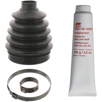 FEBI BILSTEIN Fuelle de junta homocinética 29963, juego completo para árbol de transmisión, incluye fuelles, abrazaderas y grasa