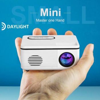 Mini proyector S361 600 lúmenes 1080P Full HD Android para cine en casa, compatible con HDMI/USB/AV/TF