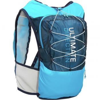 Ultimate Direction Ultra Chaleco V4 HOMBRE CORRER Hidratación Chaleco Azul - Azul, Small