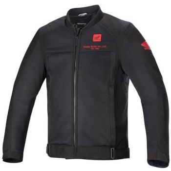 Chaqueta textil de motocicleta Alpinestars Honda Luc V2 Air - Excelente Ventilación, color negro y rojo, talla Medium