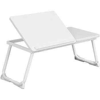 coavas Mesita Plegable Soporte para Portátil Atril de Lectura Ajustable, Blanco