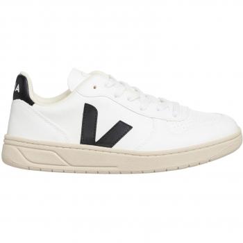 Veja Women's V-10 CWL Sneakers - White/Black, Size UK 6
