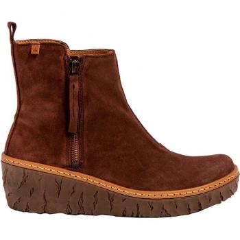 El Naturalista - Botines de mujer de piel con cierre de cremallera 5167 Myth Chocolate (37)