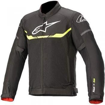 Alpinestars T-SPS Air CE Protection Motorcycle Jacket - Black/Fluorescent Yellow, Polyester 600D