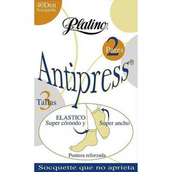 SOCQUETTE ANTIPRESS 40 DENIERS, COLOR NEGRO, TALLA M
