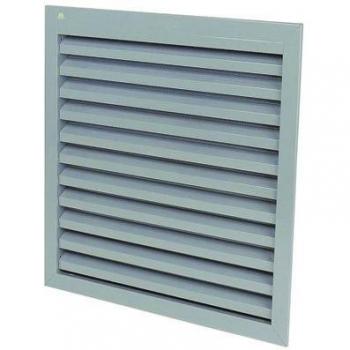 Rejilla de ventilación Renson F1 de acero inoxidable anodizado plata - 200 x 200 mm