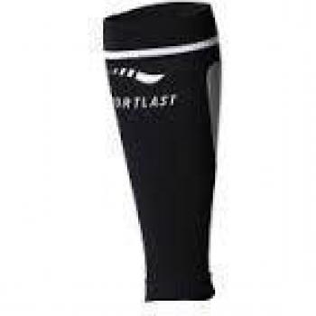 Sportlast Start Pantorrilleras de Compresión, Negro / Blanco, XS