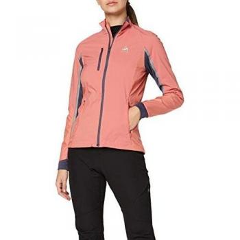 Odlo Jacket Miles Chaqueta, Mujer, Faded Rose-Odyssey Gray, Small