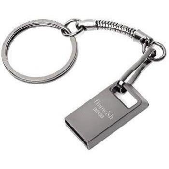 Memoria USB 32 GB, Mini Pen Drive 32 GB Memoria Flash Metal USB 32GB con Llavero para Computadoras, Tabletas Almacenamiento de Datos Externo