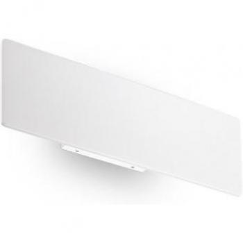 Aplique LED integrado Zig Blanco metal 2 bombillas 9cm - Ideal Lux, dimensiones de 29cm, temperatura de color 4000K