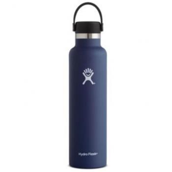 HYDRO FLASK - Cantimplora Isotérmica 532 ml, Botella Térmica Acero Inox, Termo Aislamiento al Vacío, Tapón Flex Cap Antifugas y Recubrimiento Polvo, Libre de BPA, Apertura Estándar, Cobalt