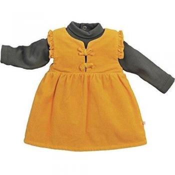 Berlingot ENSEMBLE ROBE 2P-Conjunto Bebé-Niñas,    amarillo 12 meses