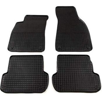 vidaXL Juego Alfombrillas de Coche a Medida Goma 4 Piezas Esterillas Alfombras