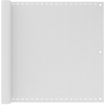 Toldo para balcón HDPE 90x300 cm en color blanco