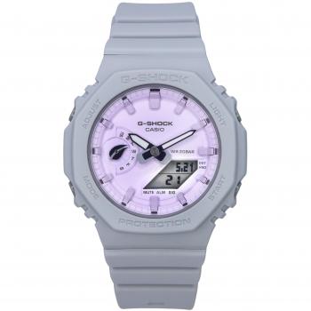 Casio G-Shock Nature's Colour Series Women's Analog-Digital Quartz Watch with Purple Dial GMA-S2100NC-8A 200M