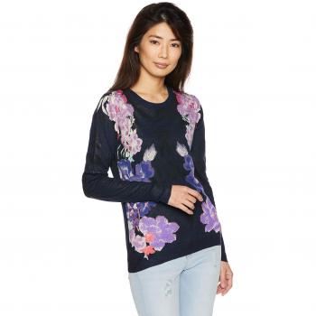Desigual Jersey Fara Azul de Mujer. M Azul