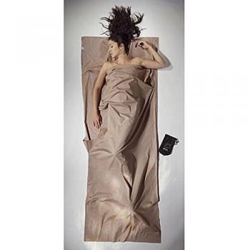 Sábana de Viaje Cocoon de Algodón Orgánico 220 x 90 cm Color Tierra