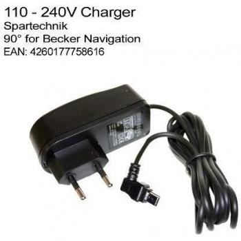 230 V fuente de Becker. Connettore cargador de 230 V con 90° connettore especial para Z107 Z108 Z109 Z113 Z115 Z116 Z117 Z213 Z 215 Z217 43 Traffic Ready Active.. Cargador 110 - 240 V