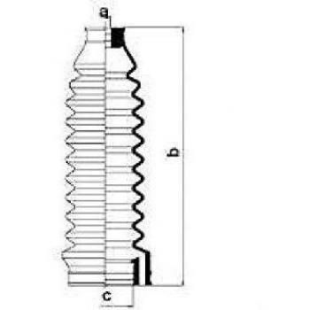 Spidan 83653 fuelle protector para dirección