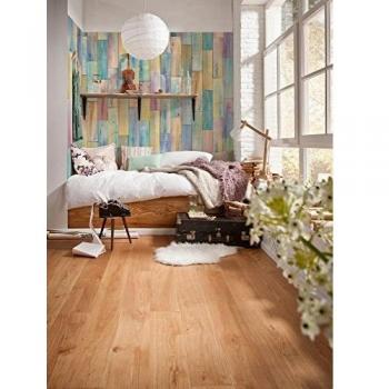 Komar 1 – XXL4 – 028 – 368 x 248 cm papel pintado de color pastelBazar – Mezcla de textura de madera
