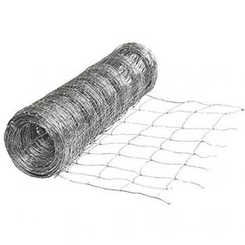 Malla Ganadería Fiero de Acero Galvanizado 1x50m Resistente a la Corrosión