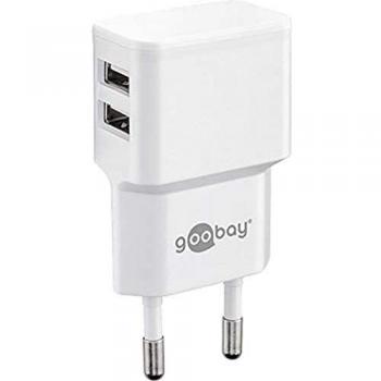 Goobay 44952 - Cargador USB de 2 puertos