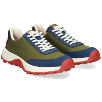 CAMPER Drift Trail VIBRAM - Men's Green Sneakers Size 43 Cotton Fabric
