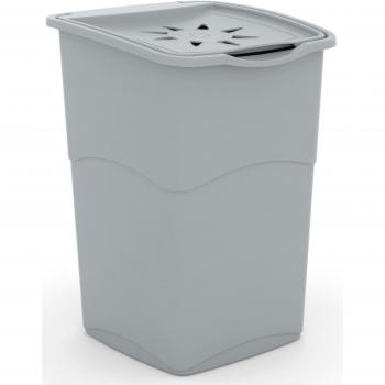 KISS Kis 6703000 0647 02 Caja Ropa Koral, 47 L, plástico, Gris, 38 x 37 x 53 cm