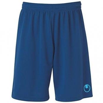 uhlsport Center II Pantalón Corto de Equipaciones, Hombre, Azul Marino 14 / Celeste, XXL