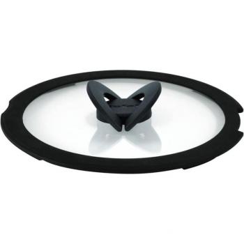 Tefal Ingenio Tapa de Vidrio Ø18 cm, Mango Plegable, Cocción Rápida, Compatible con Ingenio, Apto para Lavavajillas