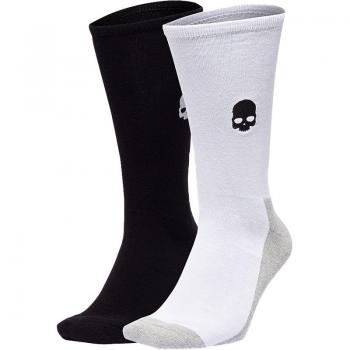 Calcetines de tenis Hydrogen Pack De 2 - Blanco, Negro