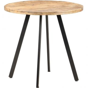 vidaXL Dining Table 80 cm Rough Mango Wood